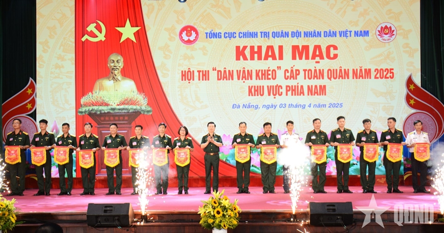 Khai mạc Hội thi “Dân vận khéo” cấp toàn quân năm 2025 khu vực phía Nam